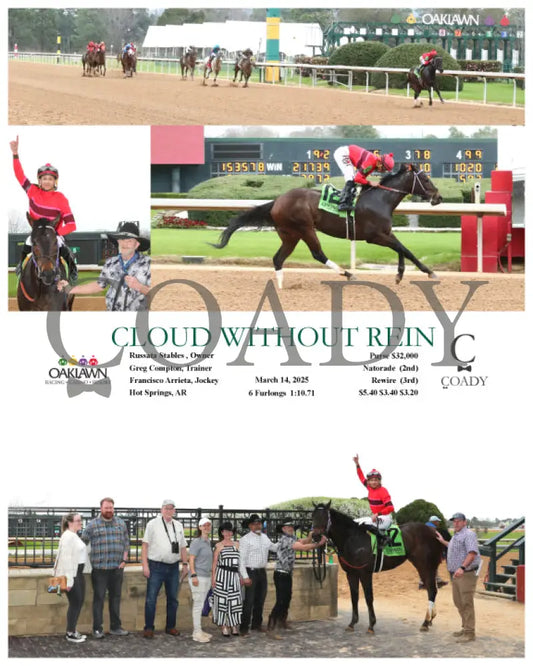 CLOUD WITHOUT REIN - 03-14-25 - R08 - OP Oaklawn Park