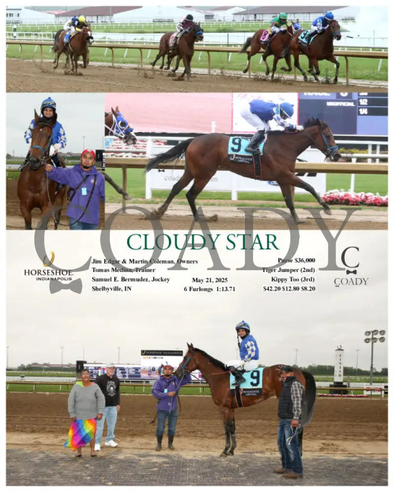 CLOUDY STAR - 05-21-25 - R06 - IND Indiana Grand