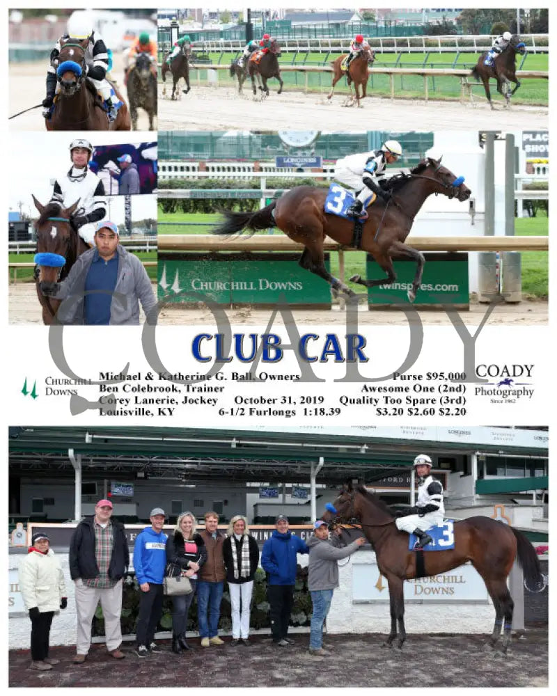 Club Car - 10-31-19 R07 Cd Churchill Downs