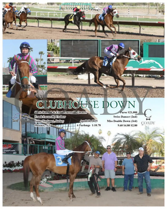 CLUBHOUSE DOWN - 04-10-25 - R08 - TUP Turf Paradise