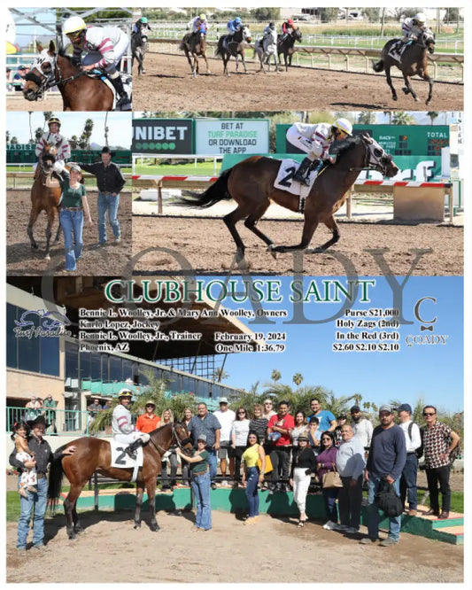 Clubhouse Saint - 02-19-24 R02 Tup Turf Paradise