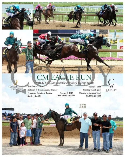 CM EAGLE RUN - QHRAI Stallion Service Futurity Derby Trials - 08-09-25 - R07 - IND Indiana Grand