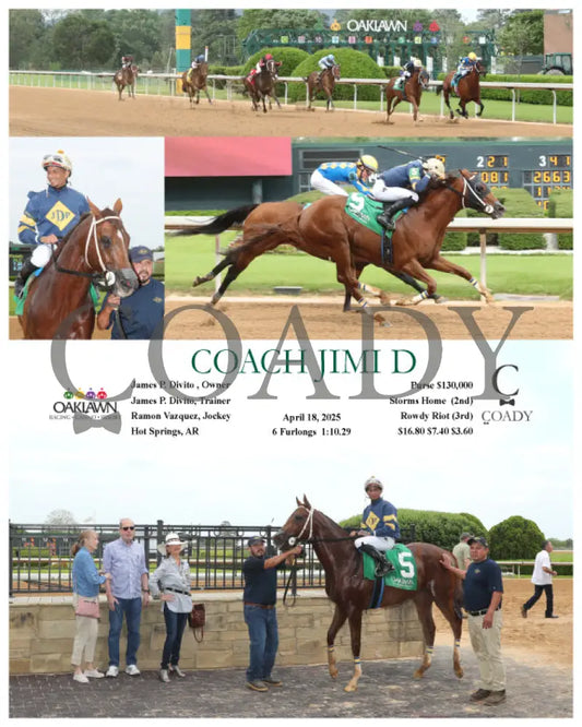 COACH JIMI D - 04-18-25 - R09 - OP Oaklawn Park