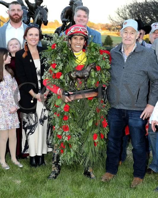 COAL BATTLE - The Rebel Stakes G2 - 02-23-25 - R11 - OP - Juan Vargas Garland Trophy 01 Oaklawn Park