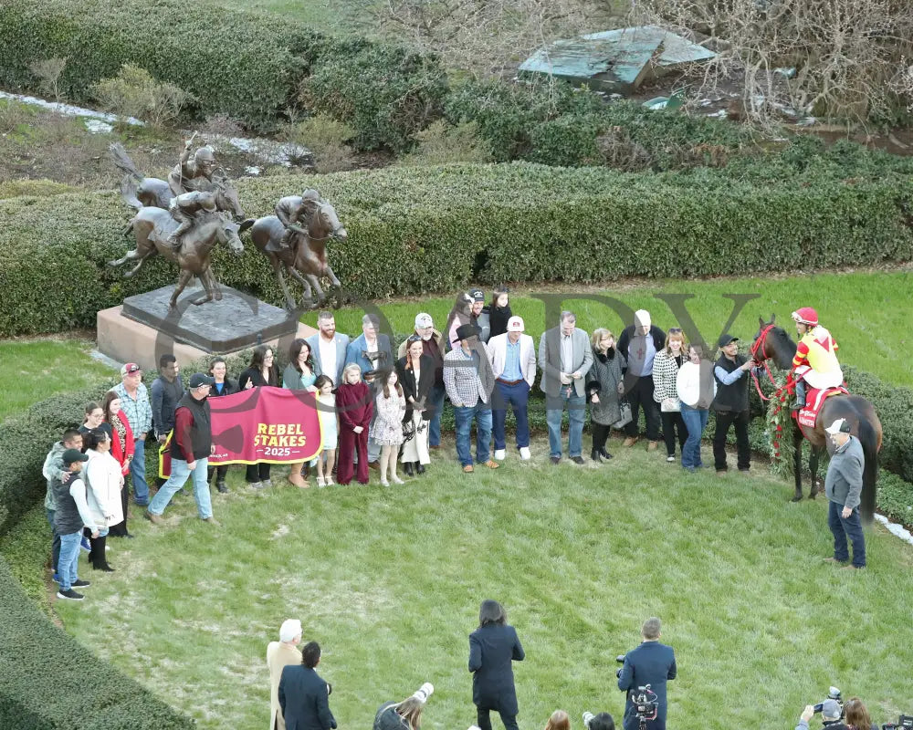 COAL BATTLE - The Rebel Stakes G2 - 02-23-25 - R11 - OP - Winners Circle 01 Oaklawn Park