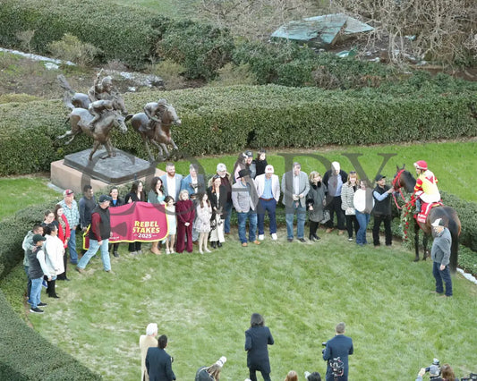 COAL BATTLE - The Rebel Stakes G2 - 02-23-25 - R11 - OP - Winners Circle 01 Oaklawn Park