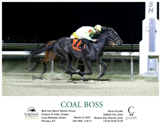 COAL BOSS - 03-13-25 - R10 - TP - Action Turfway Park