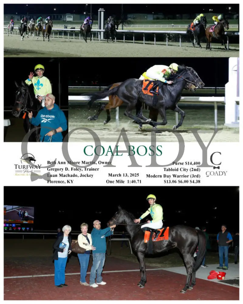 COAL BOSS - 03-13-25 - R10 - TP Turfway Park