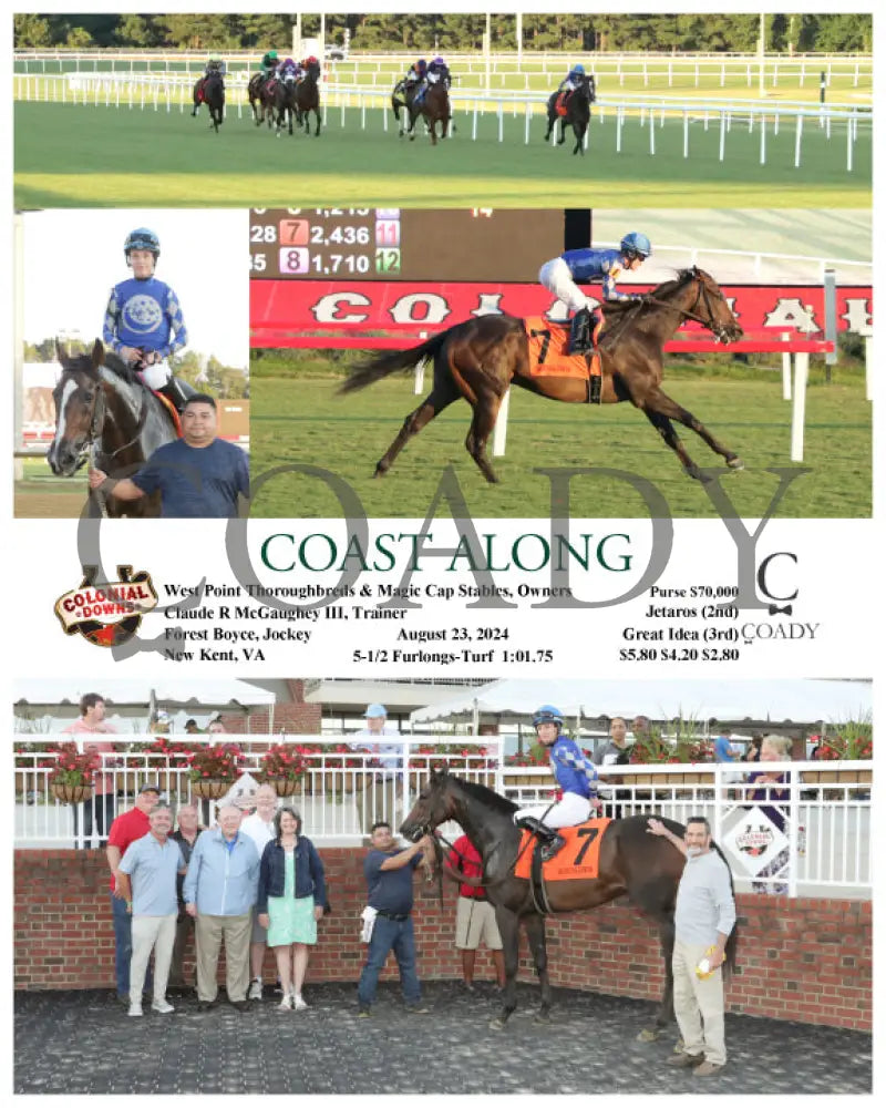 Coast Along - 08-23-24 R06 Cnl Colonial Downs