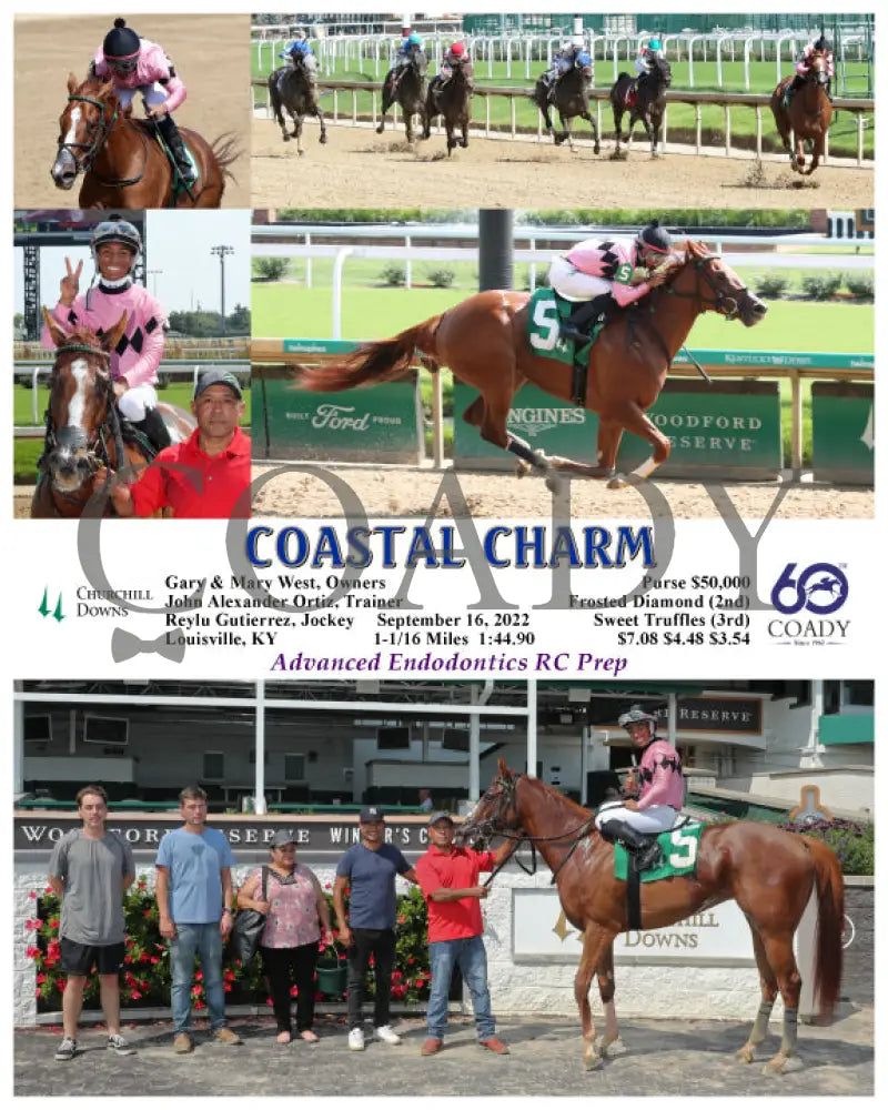 Coastal Charm - 09-16-22 R04 Cd Churchill Downs
