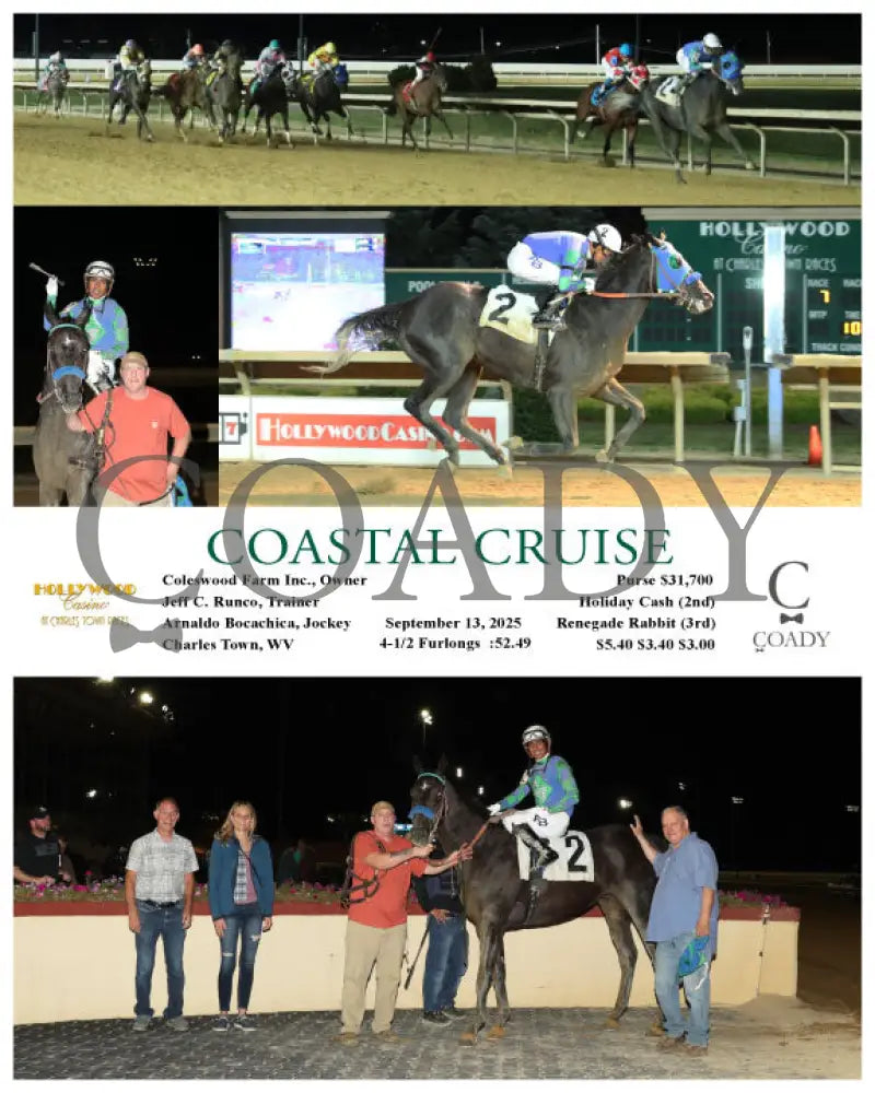 COASTAL CRUISE - 09-13-25 - R07 - CT Hollywood Casino at Charles Town Races