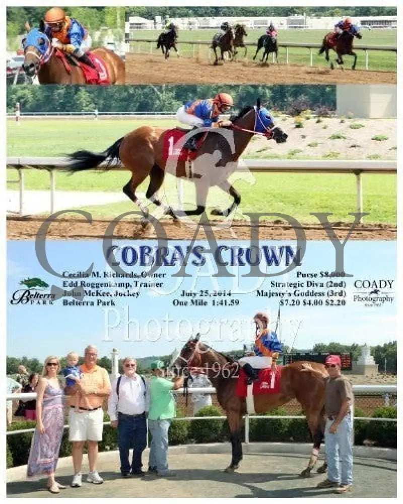 Cobra’s Crown - 072514 Race 03 Btp Belterra Park