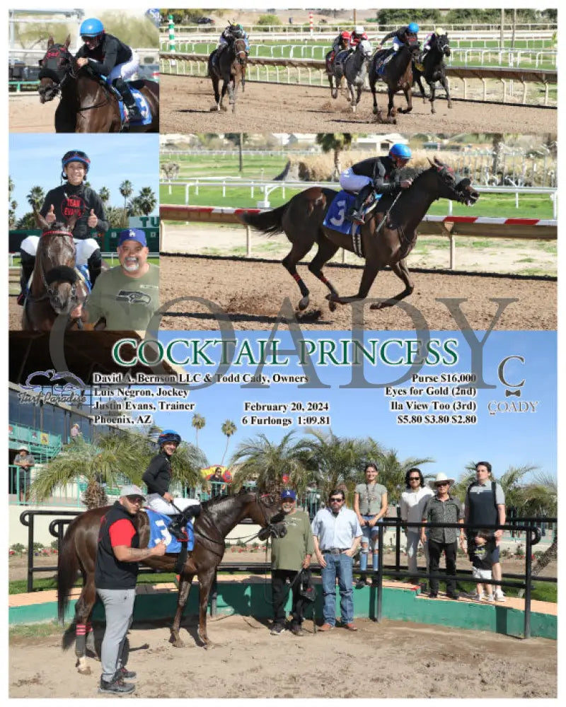 Cocktail Princess - 02-20-24 R04 Tup Turf Paradise