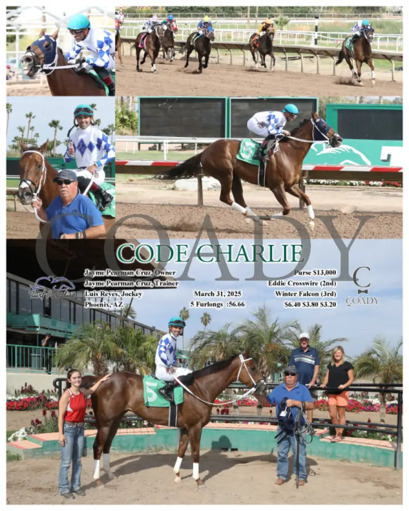 CODE CHARLIE - 03-31-25 - R06 - TUP Turf Paradise