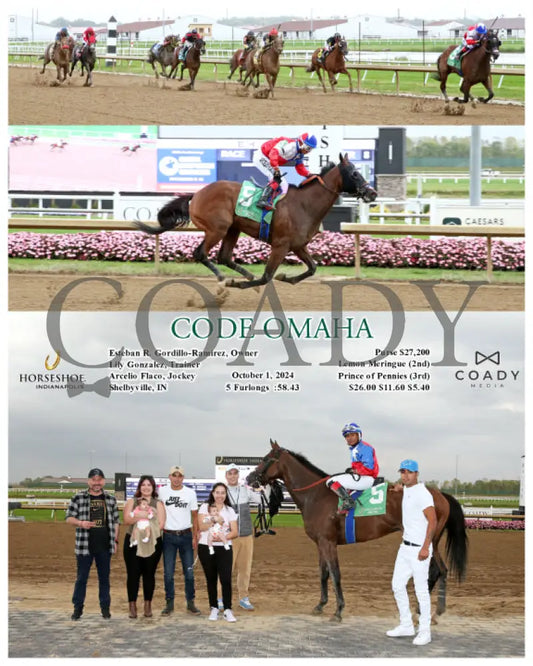 Code Omaha - 10-01-24 R08 Ind Indiana Grand