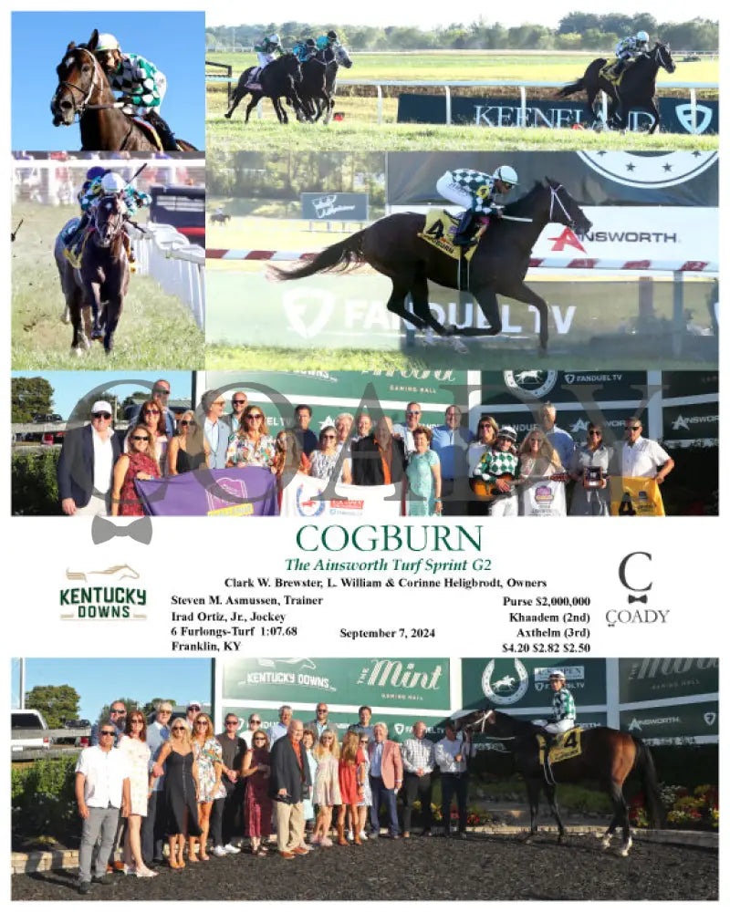 Cogburn - The Ainsworth Turf Sprint G2 09-07-24 R11 Kd Kentucky Downs