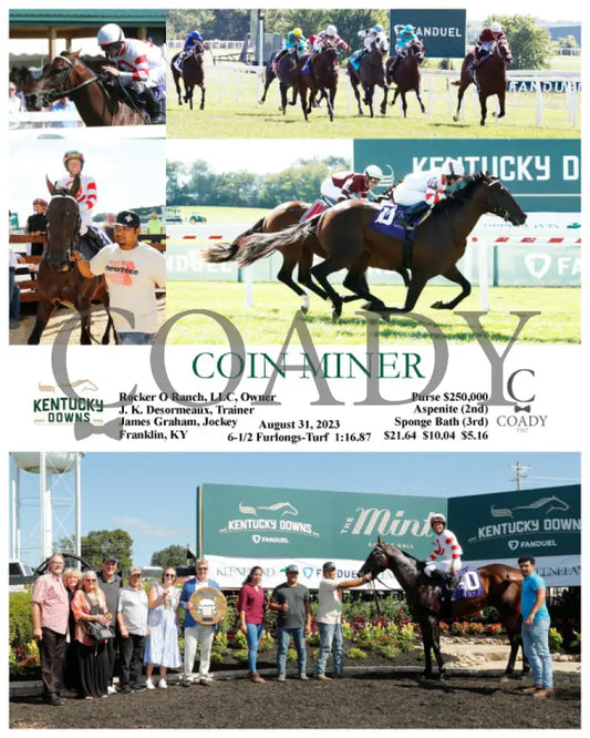 Coin Miner - 08-31-23 R06 Kd Kentucky Downs