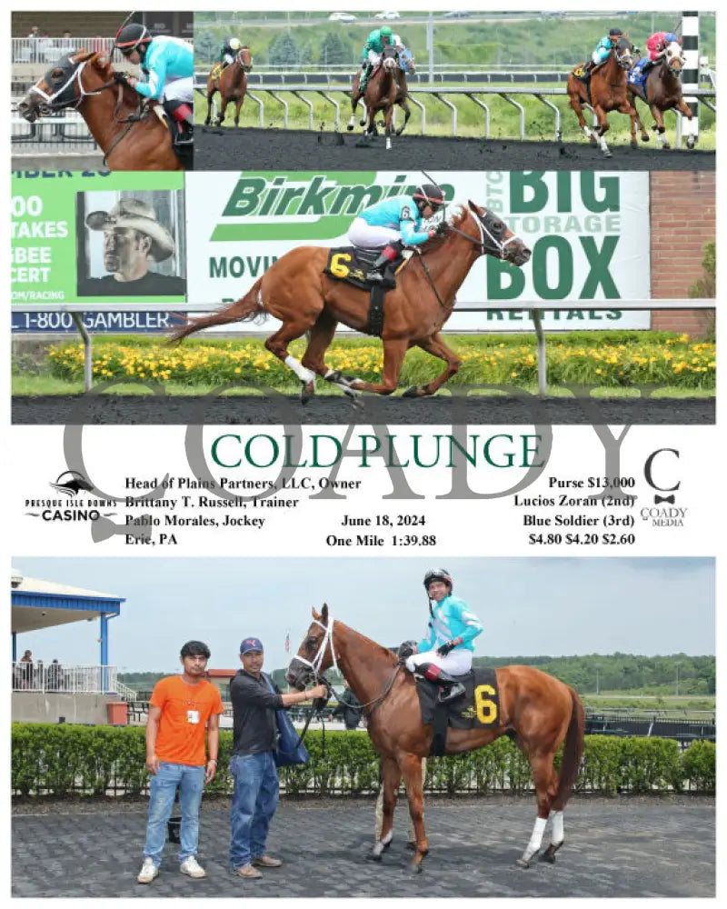 Cold Plunge - 06-18-24 R01 Pid Presque Isle Downs