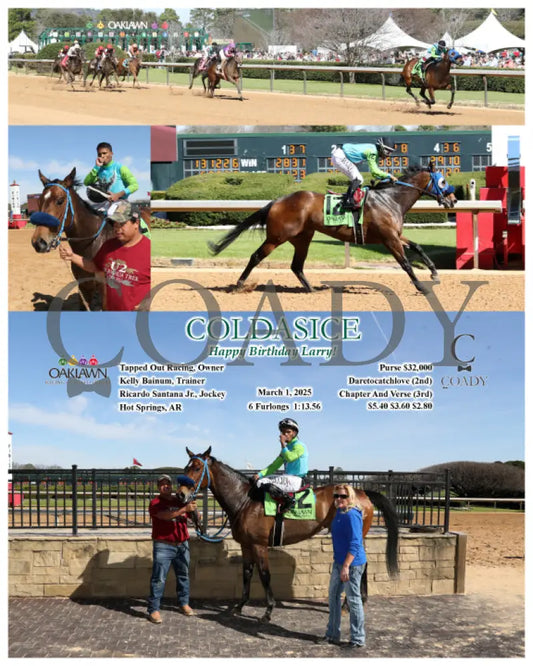 COLDASICE - Happy Birrthday Larry! - 03-01-25 - R04 - OP Oaklawn Park