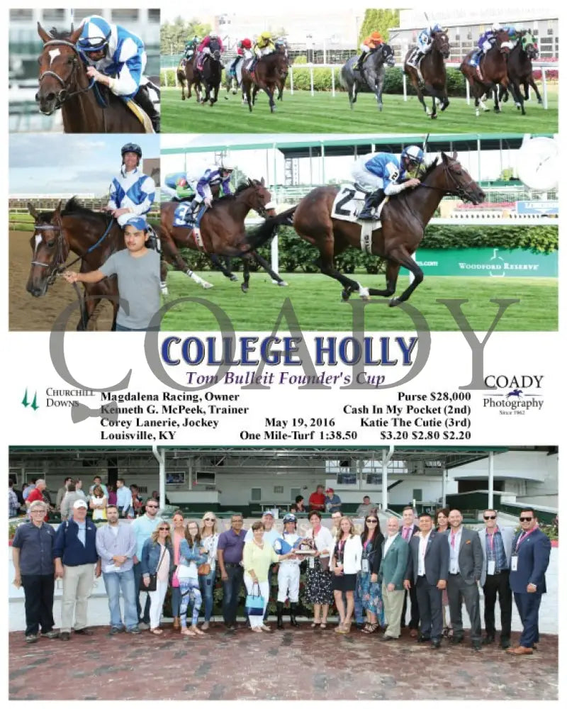 College Holly - 051916 Race 05 Cd Group Churchill Downs