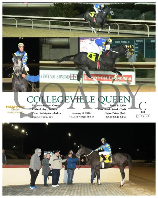 COLLEGEVILLE QUEEN - 01-03-26 - R02 - CT Hollywood Casino at Charles Town Races
