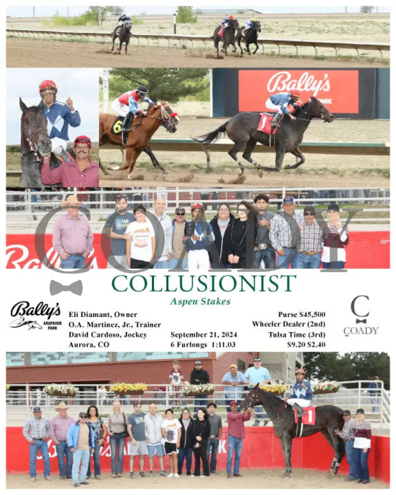 Collusionist - Aspen Stakes 09-21-24 R08 Arp Arapahoe Park