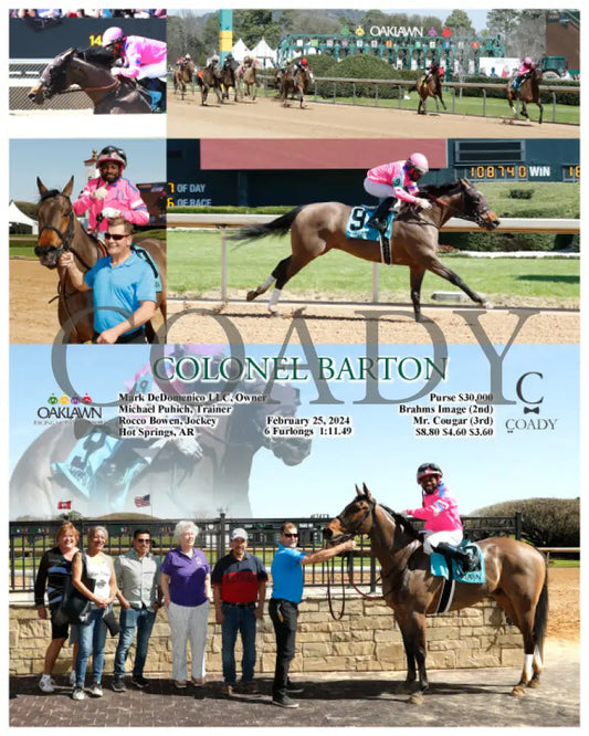 Colonel Barton - 02-25-24 R02 Op Oaklawn Park