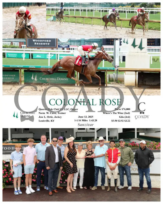 COLONIAL ROSE - 06-13-25 - R03 - CD - Group Churchill Downs