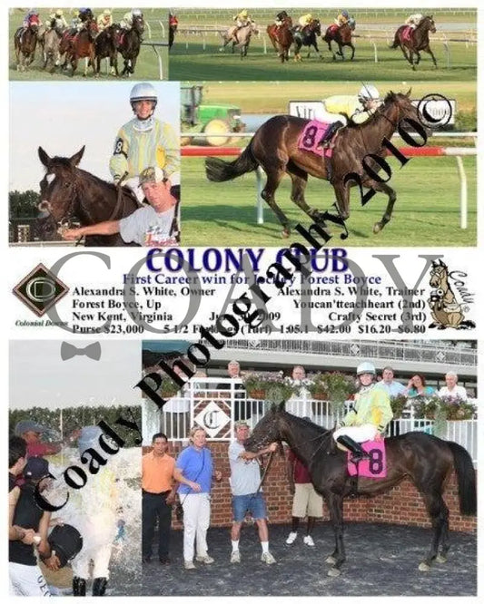 Colony Club - First Career Win For Jockey Forest Colonial Downs