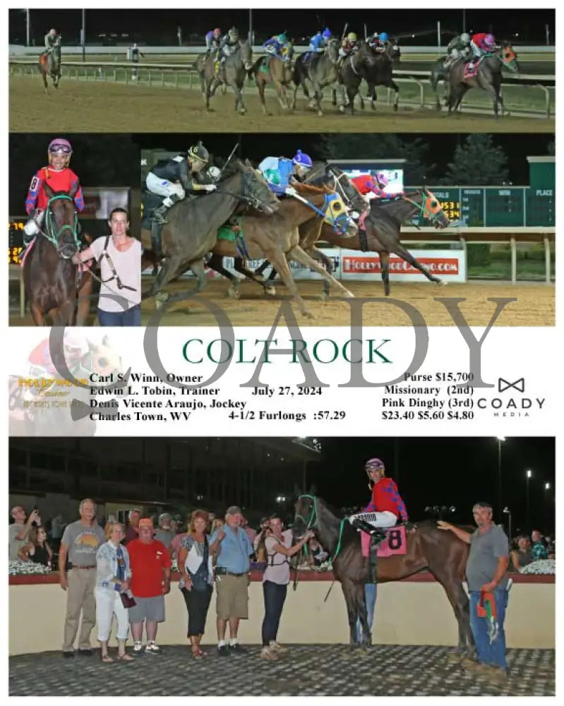 Colt Rock - 07-27-24 R05 Ct Hollywood Casino At Charles Town Races