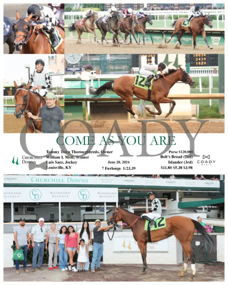 Come As You Are - 06-20-24 R08 Cd Churchill Downs