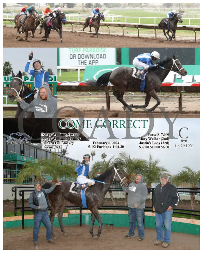 Come Correct - 02-06-24 R08 Tup Turf Paradise