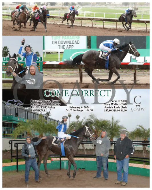 Come Correct - 02-06-24 R08 Tup Turf Paradise