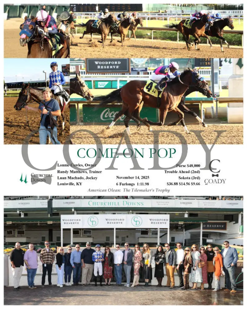 COME ON POP - 111425 - Race 06 - CD - Coady Media - Kurtis Coady Photography