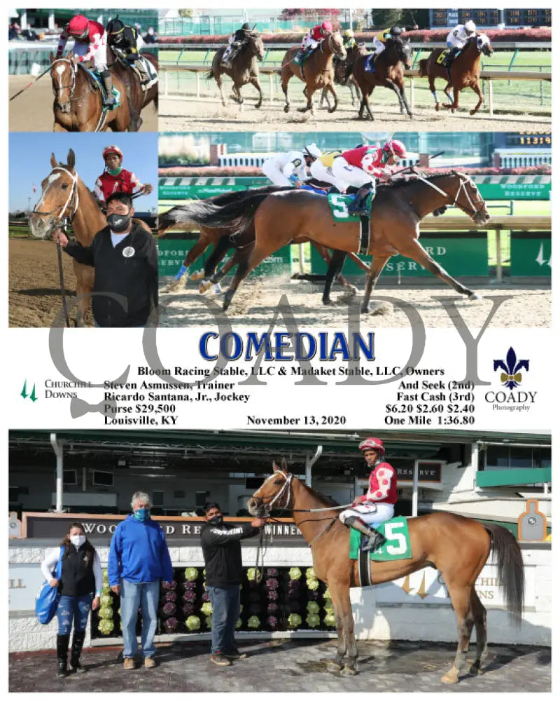 Comedian - 11-13-20 R02 Cd Churchill Downs
