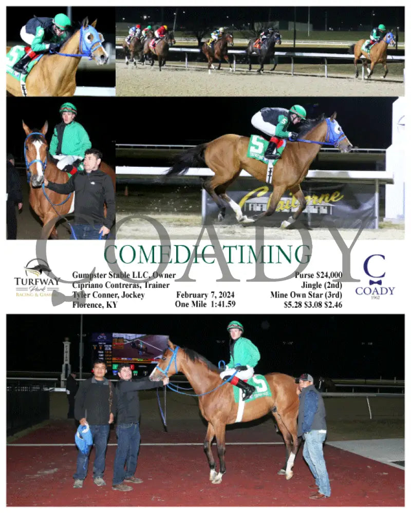 Comedic Timing - 02-07-24 R03 Tp Turfway Park