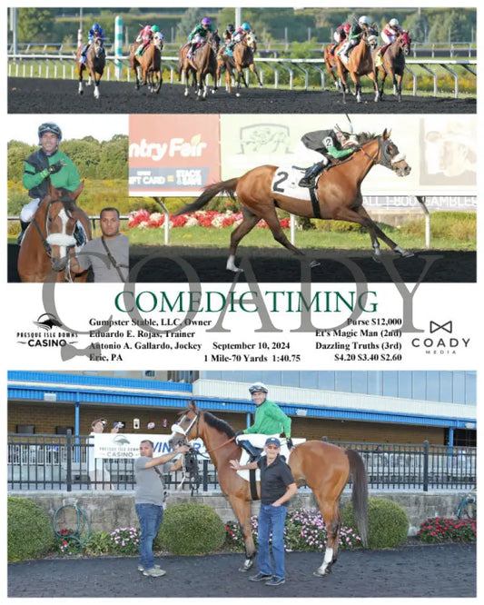 Comedic Timing - 09-10-24 R08 Pid Presque Isle Downs
