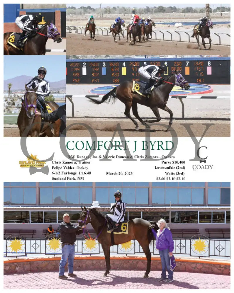COMFORT J BYRD - 03-20-25 - R01 - SUN Sunland Park