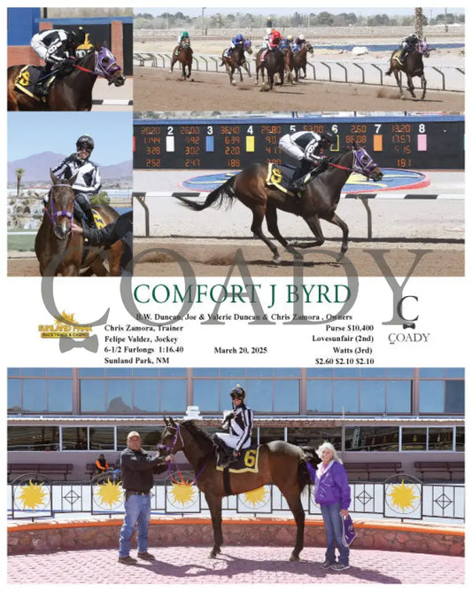 COMFORT J BYRD - 03-20-25 - R01 - SUN Sunland Park