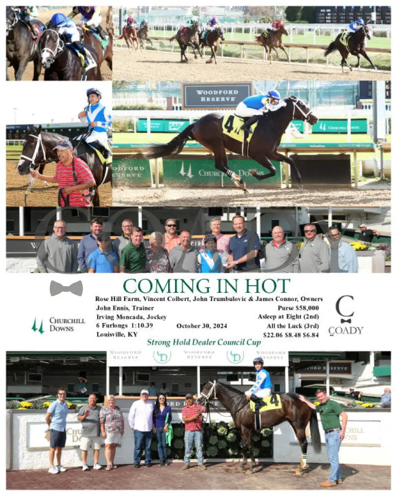 Coming In Hot - 10-30-24 R02 Cd Churchill Downs