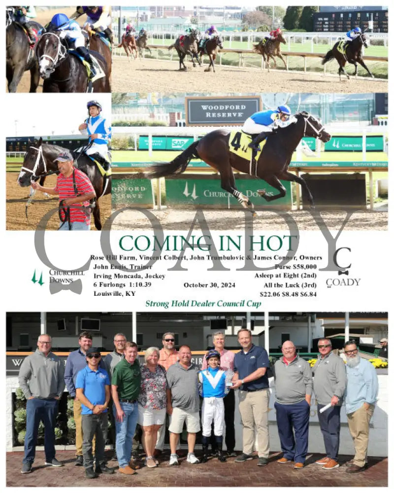 Coming In Hot - 10-30-24 R02 Cd Group Churchill Downs