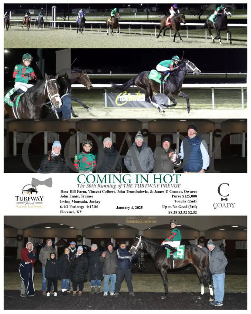Coming In Hot - The 30Th Running Of The Turfway Prevue 01-04-25 R06 Tp Turfway Park