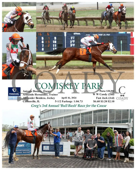 Comiskey Park - 04 - 16 - 24 R06 Fan Fanduel Sportsbook Horse Racing