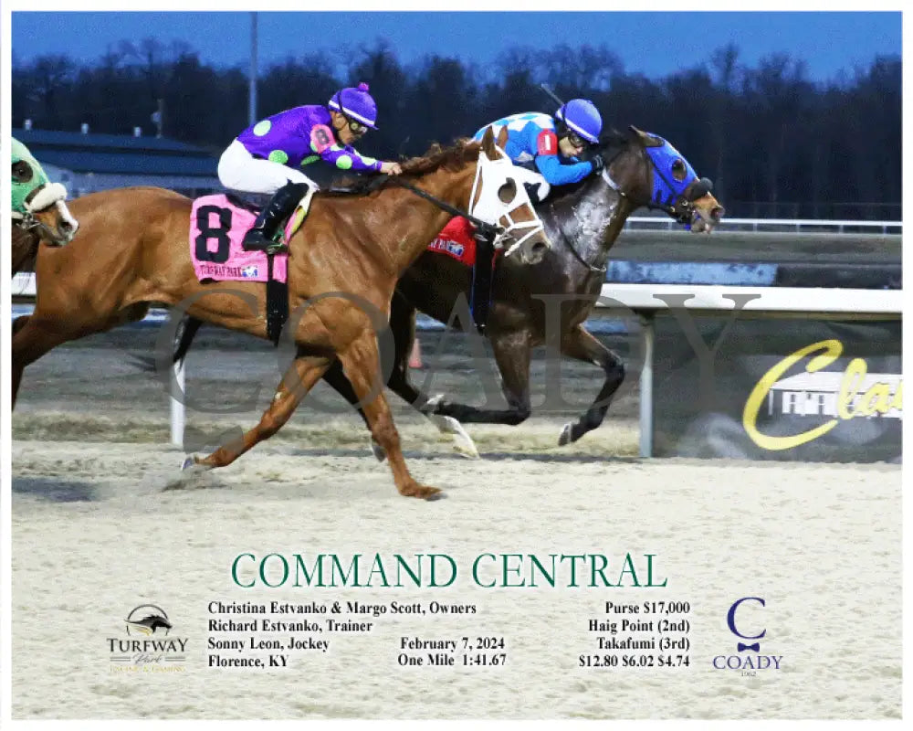 Command Central - 02-07-24 R01 Tp Action Turfway Park