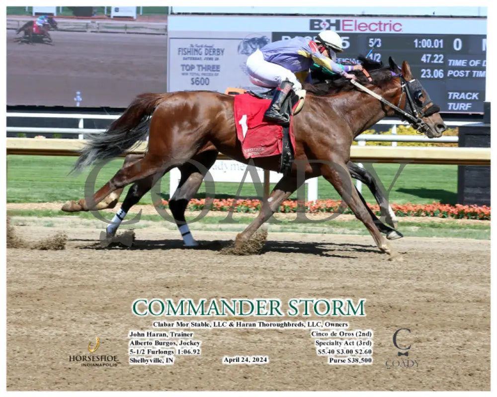 Commander Storm - 04 - 24 - 24 R05 Ind Action Indiana Grand
