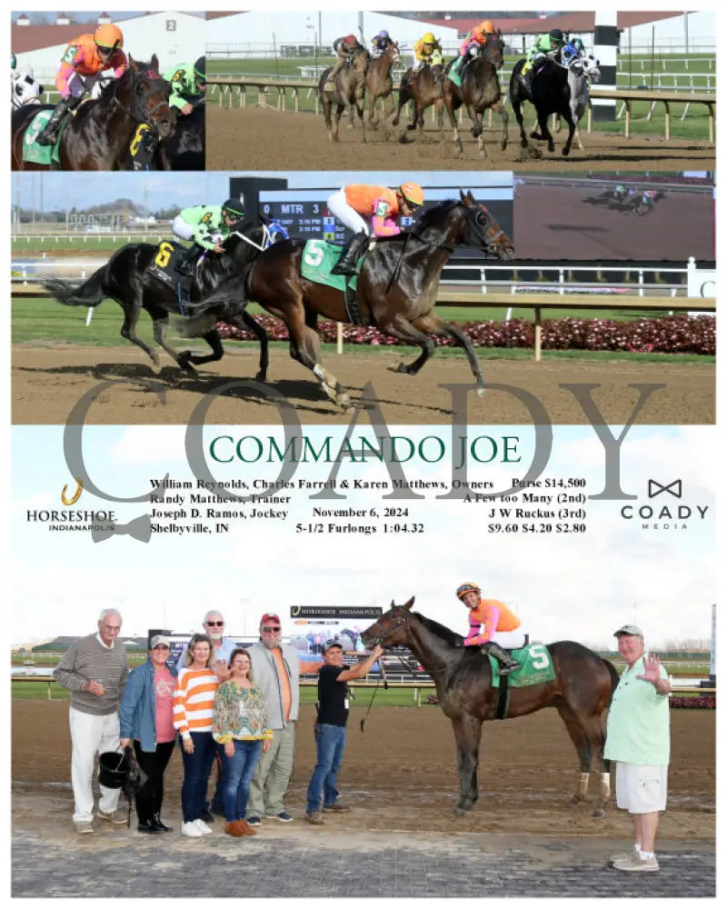Commando Joe - 11-06-24 R03 Ind Indiana Grand