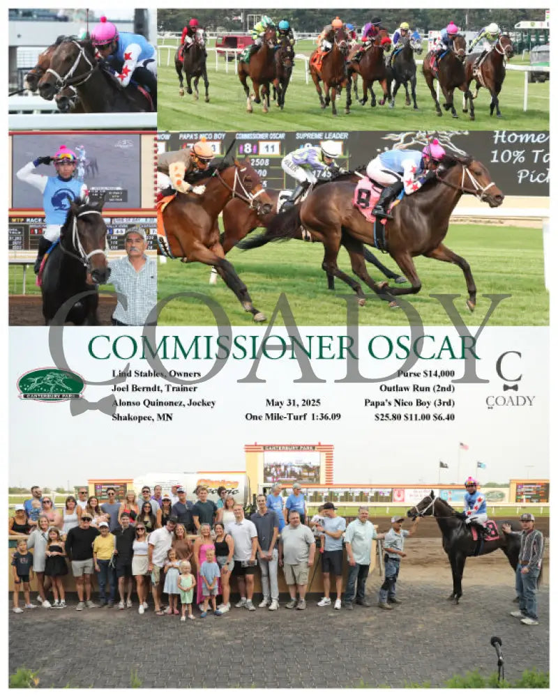 COMMISSIONER OSCAR - 05-31-25 - R03 - CBY Canterbury Park