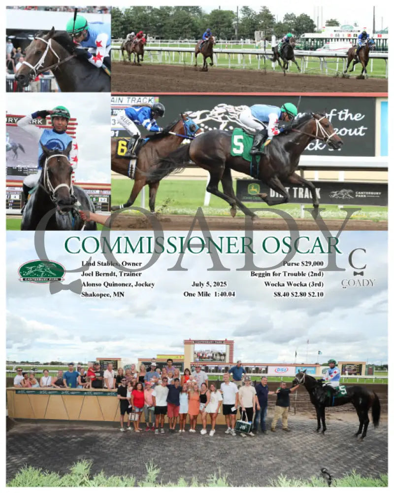 COMMISSIONER OSCAR - 07-05-25 - R04 - CBY Canterbury Park