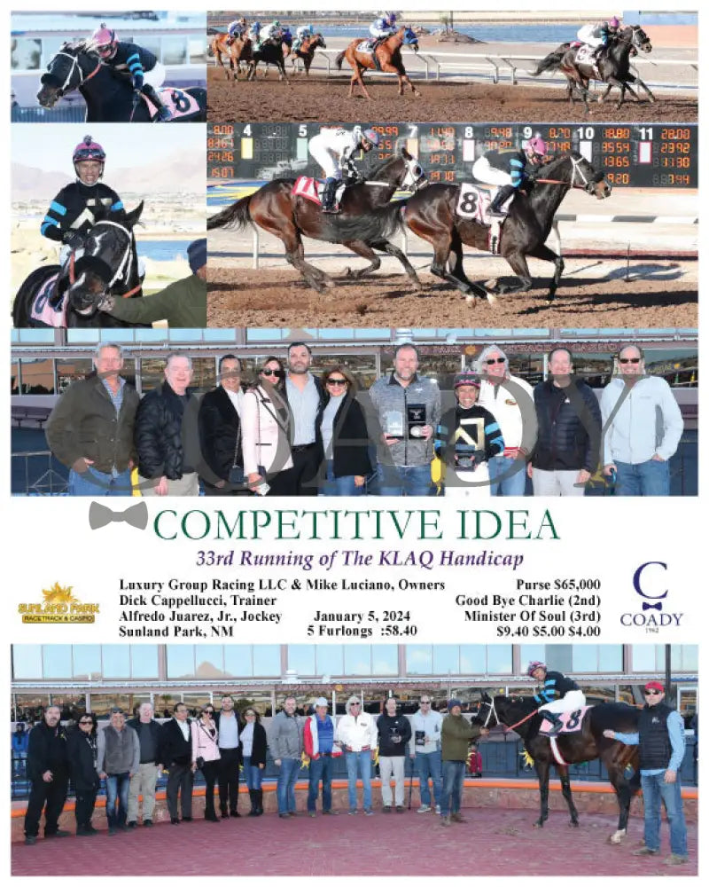 Competitive Idea - 33Rd Running Of The Klaq Handicap 01-05-24 R08 Sun Zia Park