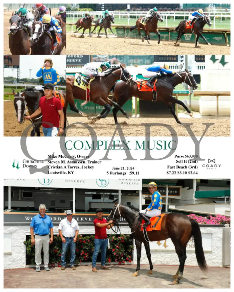 Complex Music - 062124 Race 02 Cd Churchill Downs